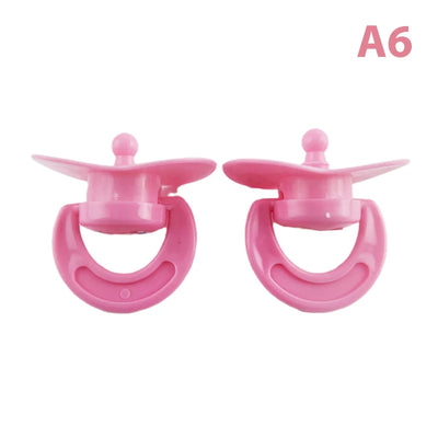 2Pcs/set Lovely Doll Pacifier Doll Play House Supply Dollhouse Dummy Nipple Kids Toy Dohllhouse Doll Baby AccessoryКукольный Дом