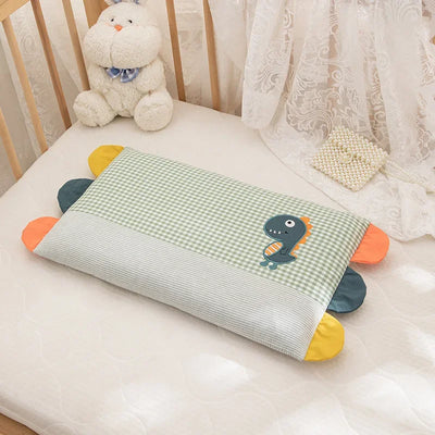 Cartoon Pattern Children's Pillow Removable Washable Baby Pillow with Zipper Household Breathable Cotton Boys Girls Pillow
