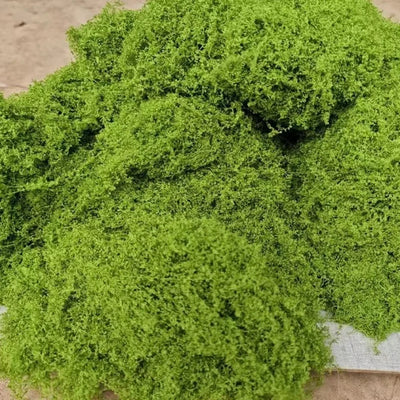 Fake Moss Artificial Green Moss for Potted Plants Fairy Garden Accessories Home Garden Lawn Floor Ornament Landscape Decor