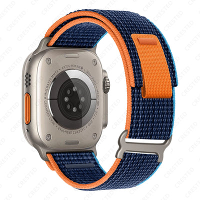 Trail Strap For Apple Watch Ultra 2 Band 49mm 45mm 44mm 42mm 40mm 41mm 38mm Nylon bracelet correa iwatch series10 9 8 7 6 5 4 SE