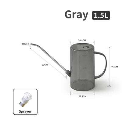 1/1.5l Long Spout Watering Can With Gardening Shovel Set Garden Irrigation Spraying Pot For Indoor Outdoor Plants Flower Office