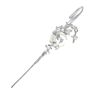 Novelty Star Moon Earring Elegant Fashion Dangle Stud For Daily Wear Earrings For Women Earrings Women's Earrings Jewelry