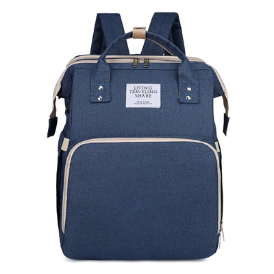 Large Capacity Foldable Crib Bag Portable Mummy Backpack Upgraded Version of Mummy Bag Multifunctional Outdoor Folding Mummy Bag