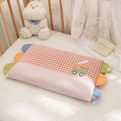 Cartoon Pattern Children's Pillow Removable Washable Baby Pillow with Zipper Household Breathable Cotton Boys Girls Pillow