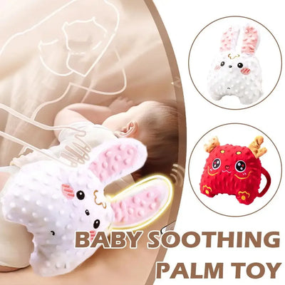 Babies Soothing Palms Pat Sleep Cute Plush Toy Baby Sleep Aid Electric Automatic Baby Patting Sleeping Doll with Remote Control