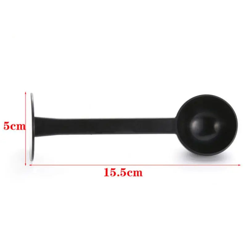 Portable Stand Coffee Spoon Tamping Scoop 2 in 1 for Coffee Powder Coffeeware Measuring Tamper Spoon Plastic Kitchen Accessories
