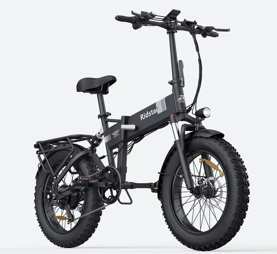 2024 New H20 Pro Mountain E-bike 2000W Powerful Dual motor Snow Electric Bicycle 48V 23AH 20inch*4.0 Fat Tyre Foldable Ebike