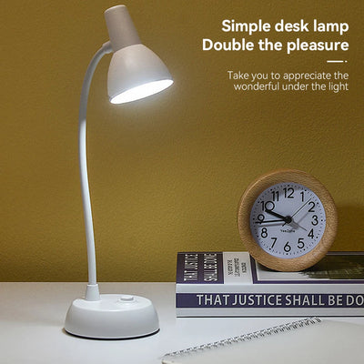 LED Eye Protection Book Night Light Adjustable Angle Mini Clip-On Study Desk Lamp AA Battery USB Plug-in for Bedroom Reading