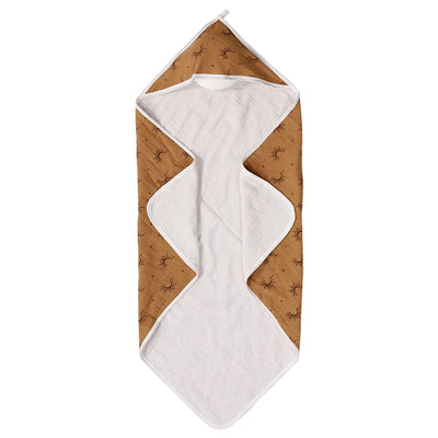 Elinfant Baby Bath Towels Soft Newborn Hooded Towel Blanket,100% Cotton Crepe Cloth Baby Bathrobe