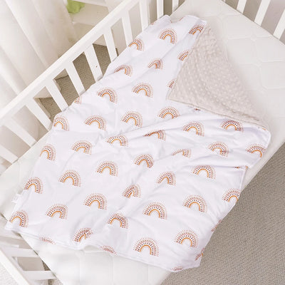 Elinfant 3 Layers Soft Winter Baby Swaddle Blanket Photography Accessories For Newborn Baby Items Bedding Quilt