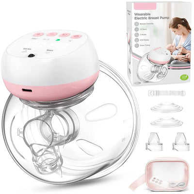 Electric Wearable Breast Pump 1200mAh USB Chargable Silent Milk Extractor Painless Automatic Milker Comfort Breastfeeding