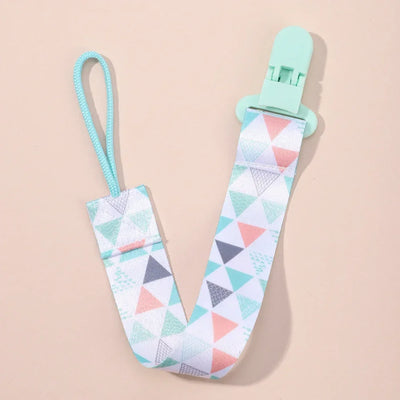 1PC BABY CARTOON PACIFIER CLIP CHAIN WITH FIXED BUTTON, ANTI-DROP BUCKLE STRAP, SOOTHER CHAIN FOR BABY FEEDING GIFT
