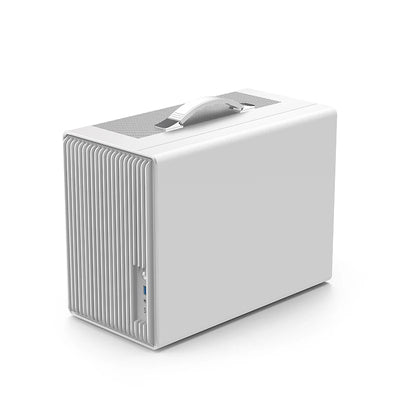 Power Train P40 Mesh MATX Desktop Case Handheld DIY Mini Compact ITX Computer Chassis Supports 350mm Graphics Card Black/White