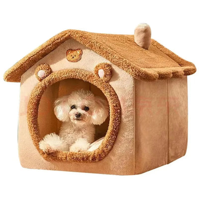 All Seasons Warm Washable Cat Dog Cushion, House Indoor Soft Removable Cushion Pet Bed Kennel for Small Medium Pets Durable Pet Supplies