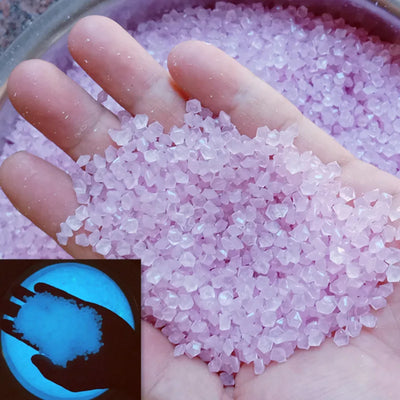 Luminous Sand Glow In Dark Stone Pebble Garden Yard Outdoor Path Lawn Decoration Fish Tank Aquarium Home DIY Decor 3-5mm