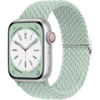 Braided Solo Loop For Apple watch band 45mm 44mm 40mm 49mm 38 41mm Elastic correa bracelet series 8 9 5 4 3 SE 6 7 Ultra 2 strap
