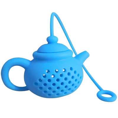 1PC Creative Silicone Teapot-shape Tea Infuser Strainer Tea Bag Leaf Filter Diffuser Teaware Teapot Accessory Kitchen Gadget