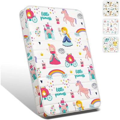 3" Mini Crib Mattress, 38" x 24" High-Density Foam, Odorless & Steady, Giraffe Print, Fits Mini Crib