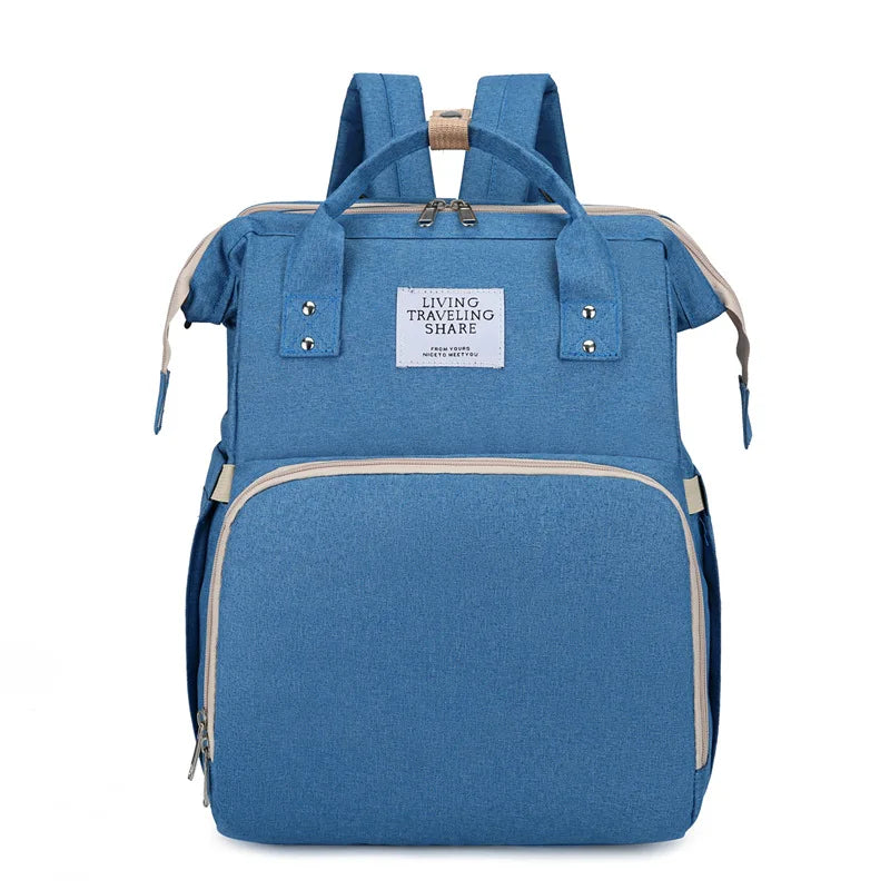 Upgraded Version of Mummy Bag Multifunctional Folding Mummy Bag Large Capacity Foldable Crib Bag Portable Mummy Backpack