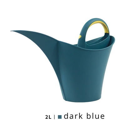 2L Plastic Long Mouth Watering Can Wear-resistant Large Capacity Flower Watering Pot With Handle Watering Tools Garden Supplies
