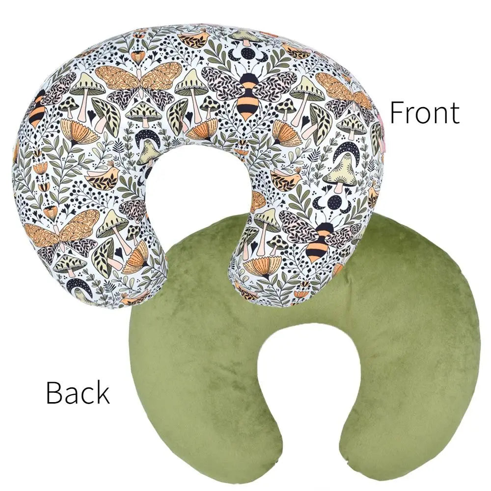 Stretchy Baby Nursing Pillow Cover Skin-friendly Replaceable Nursing Pillowcase Breathable U-Shaped