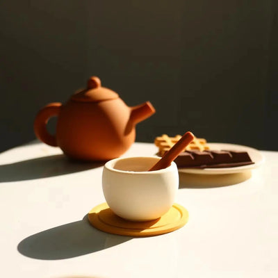Silicone Afternoon Tea Set  and Doctor Toys Pretend Play Role Play Game Early Educational Toy for Toddlers Girls Boys Kids Gift