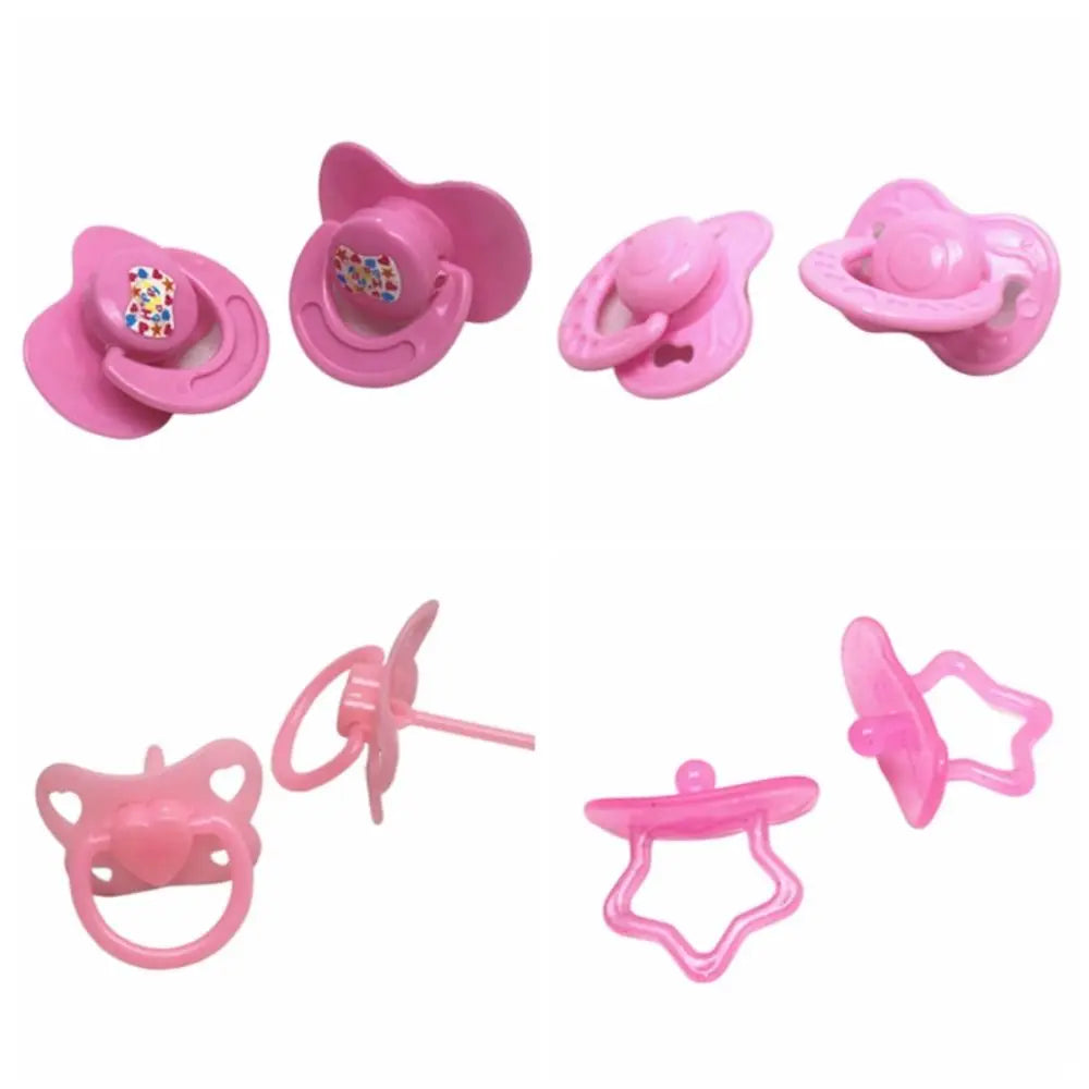 Pretend Play Doll Pacifier DIY Decoration Feeding Miniature Pacifier Games Toys Plastic Pacifier Toy Doll Accessories