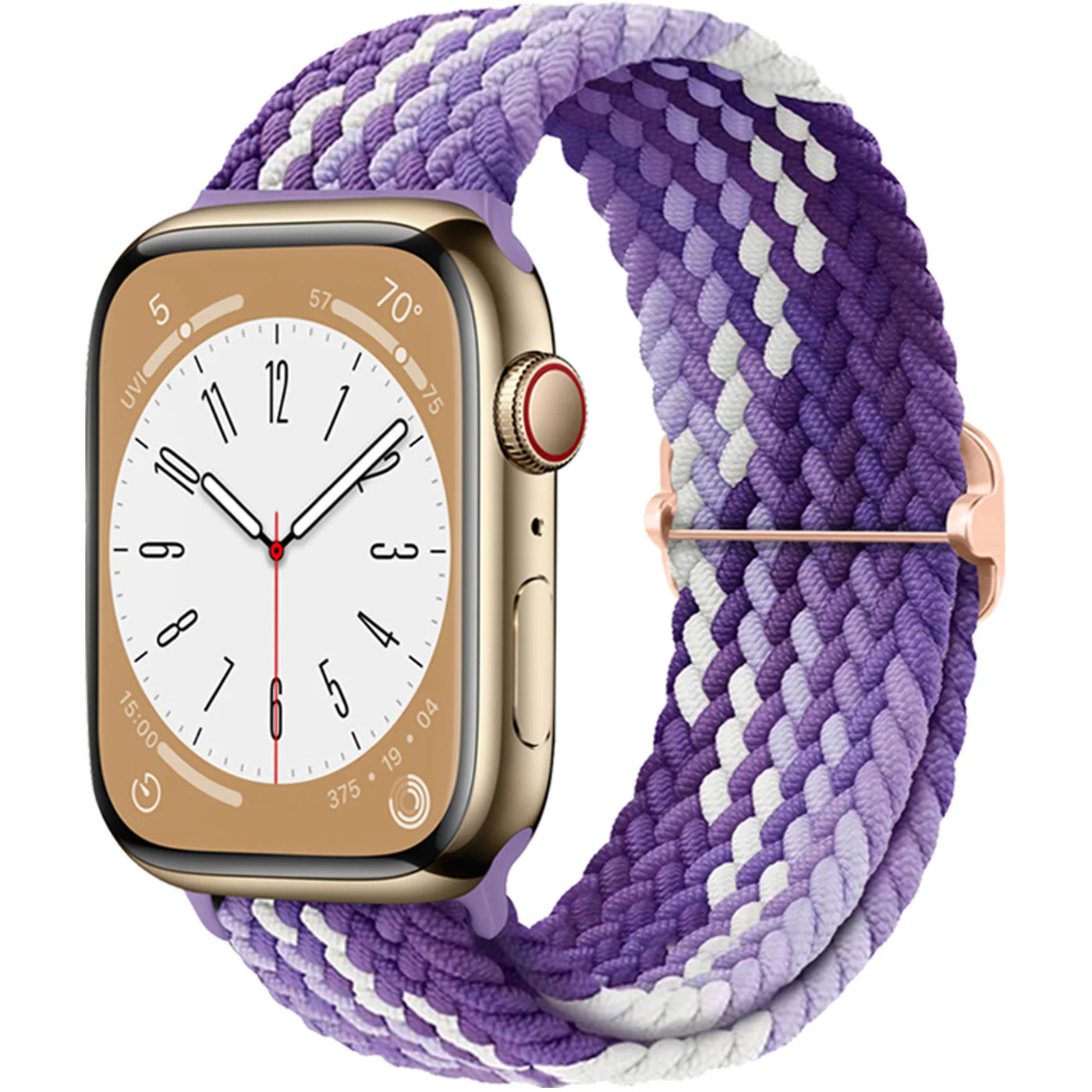 Braided Solo Loop For Apple watch band 45mm 44mm 40mm 49mm 38 41mm Elastic correa bracelet series 8 9 5 4 3 SE 6 7 Ultra 2 strap