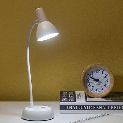 LED Eye Protection Book Night Light Adjustable Angle Mini Clip-On Study Desk Lamp AA Battery USB Plug-in for Bedroom Reading