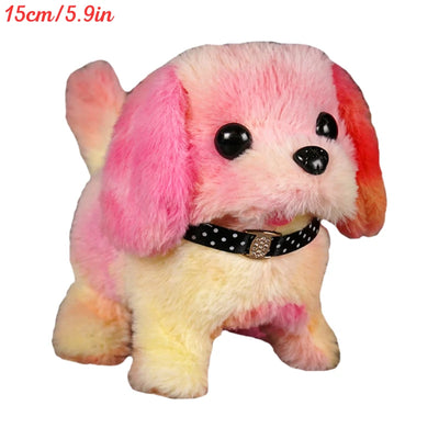 9 Styles Realistic Plush Simulation Smart Dog Children Toy Can Walking And Call Electric Plush Robot Pet Dog Toddler Christmas