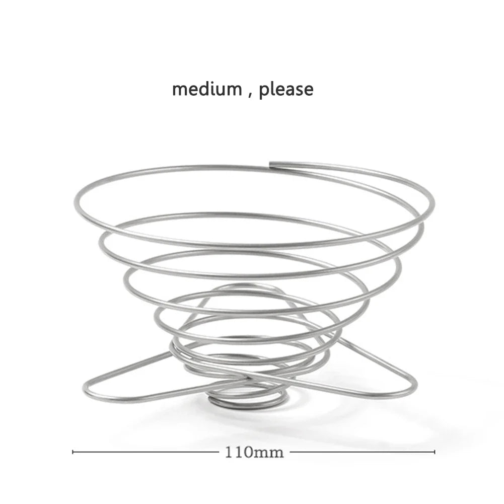 Coffee Filter Set Stainless Steel Drip Coffee Holder Funnel Portable Reusable Tea Infuser Stand Paperless Pour Coffee Dripper