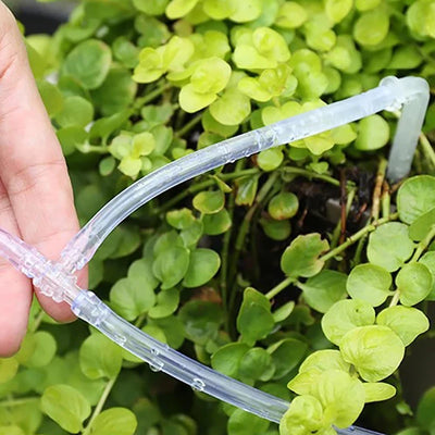 Transparent 1/4'' Bend Arrow Dripper Regulating Micro Drip Irrigation Kit Garden Water Connector 4/7mm Hose Dripper Greenhouse