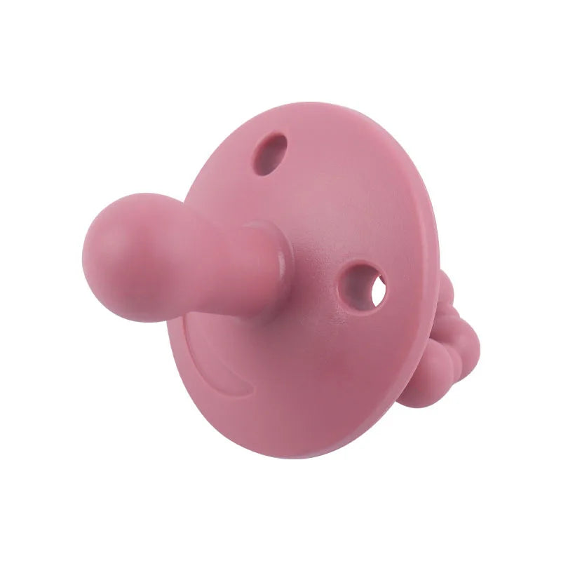 Baby Silicone Pacifier Newborn Infant Chewing Supplies Nipple Dummy Soft Teether Toy Food Grade Silicone Nursing Accessories