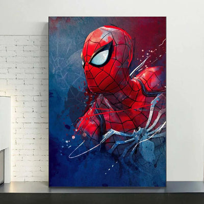 MINISO Marvel Movie Watercolor SpiderMan Superhero Canvas Posters Modern Home Wall Art Painting Print Picture Room Decor Murals