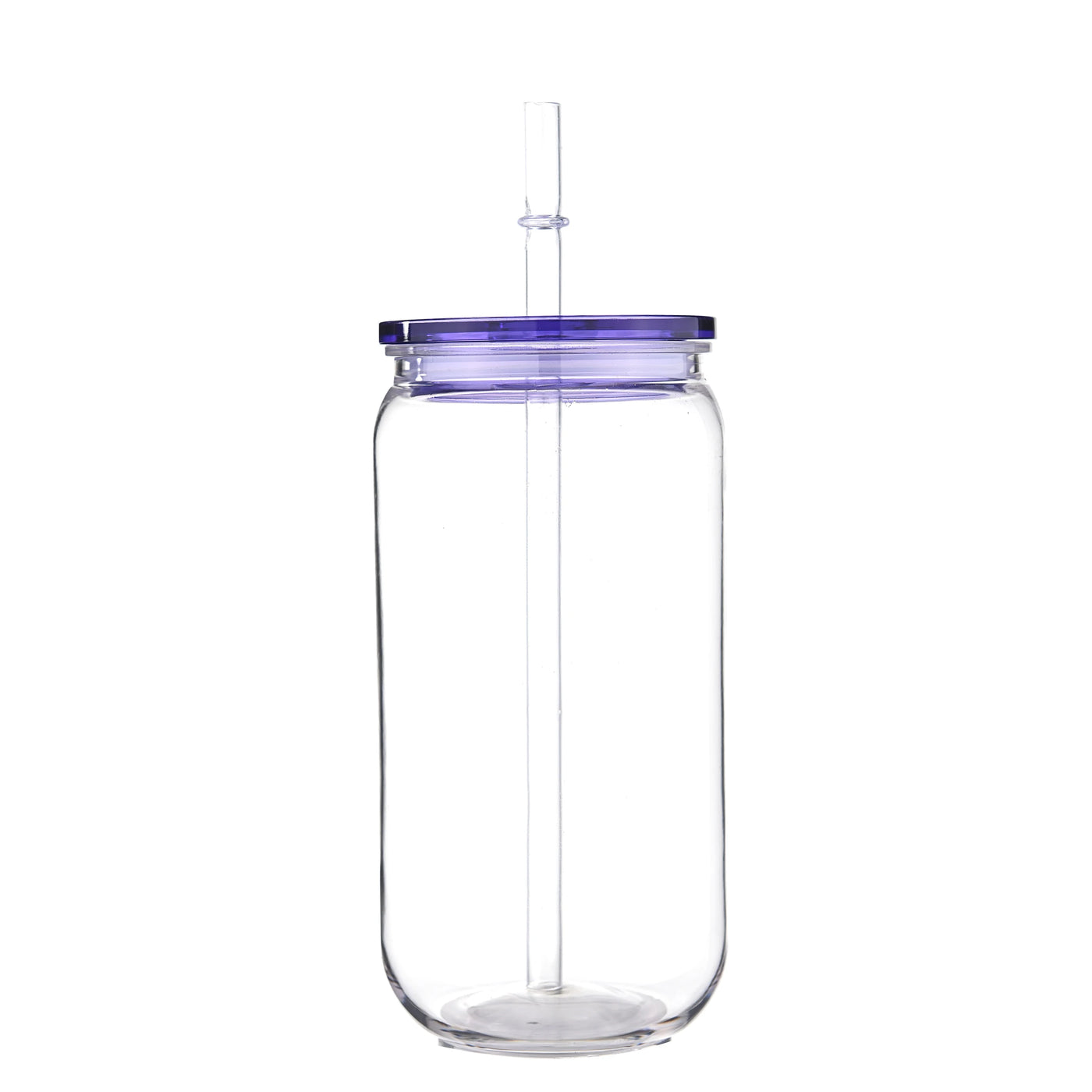 16oz Colorful Lid Transpare Plastic Cup with Lids And Straws Replacement Lids for Can Shaped  Iced Coffee Cups Cute Tumbler Cup