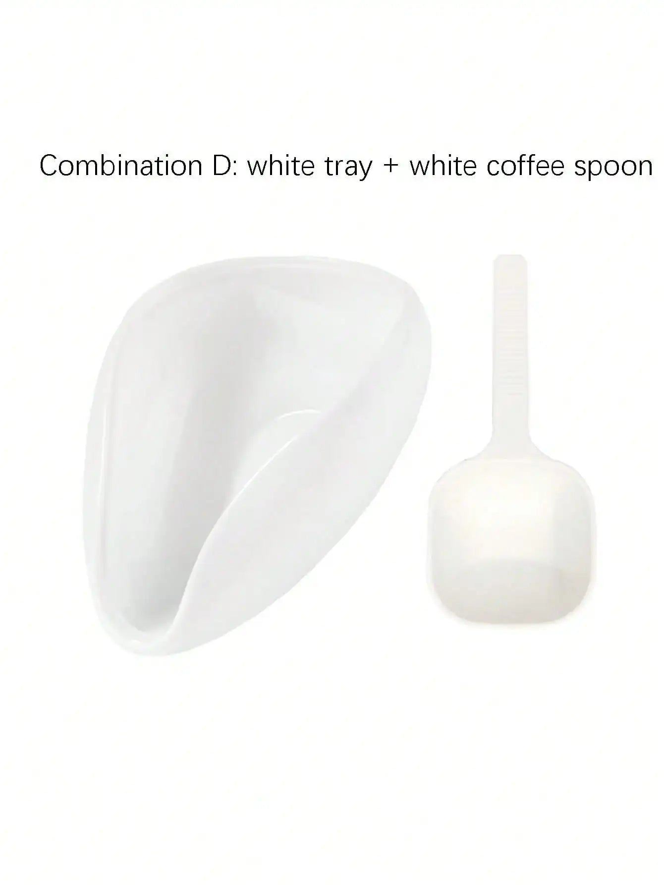 1pcs Coffee Beans Dosing Measuring Tray Coffee Tea Leaves  measuring spoon for coffee weighing plate White porcelain tea dispens