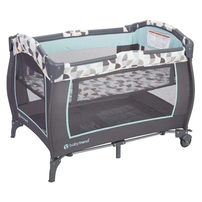 NEW.Trend-E Portable and Compact Newborn Nursery Center Pack and Play Baby Crib with Parent Organizer, Bassinet, and Travel Bag
