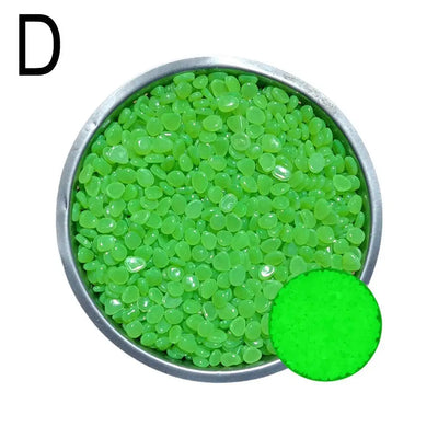 50Pcs Small Glow In The Dark Garden Pebbles For Garden Terrace Lawn Garden Fish Tank Aquarium Decoration Luminous Rocks Stones