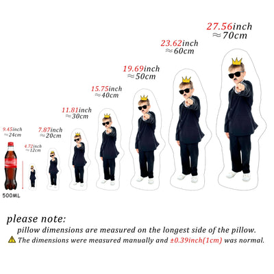 Personalized Photo DIY Humanoid Cushion Couple Toys Dolls Stuffed Boyfriend Pillow Doll Custom Father Lifesize Picture Cushion