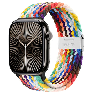 Strap For Apple watch band 46mm 45mm 44mm 49mm 40mm 41mm 42mm Braided loop correa bracelet iWatch series 10 8 9 7 5 se 6 4 Ultra
