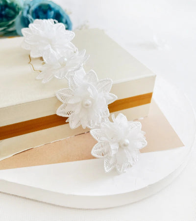 Princess Lace Florwers Bowknot Baby Headbands Elastic Girl Hair Bands Newborn Infant Accessories Photography Props Headwear