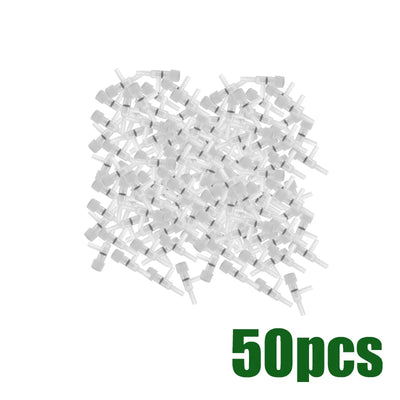 Transparent 1/4'' Bend Arrow Dripper Regulating Micro Drip Irrigation Kit Garden Water Connector 4/7mm Hose Dripper Greenhouse