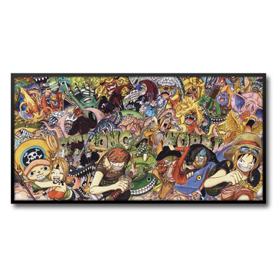 Unframed famous Japan anime One piece canvas print poster for living home home decor Cartoon wall art picture painting