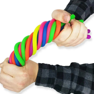 10PCS Stretchy Noodles Fidget Toy Kids Party Favors Carnival Prizes Stuffed Bulk Juguetes Baratos Para Niños Novedosos