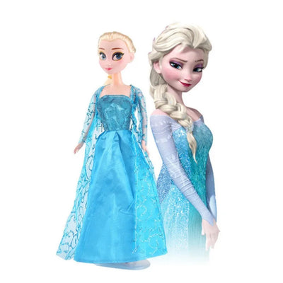 Disney Frozen 2 Elsa Anna Figure Princess Doll Toys Snow Queen Boys Girls Toys Elsa Dolls Clothes for Dolls