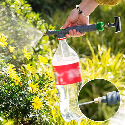 Adjustable Beverage Bottle Sprayer Watering Nozzle 1pc Sprinkler Watering Can Pressure Atomizing Nozzle Gardening Tools Supplies