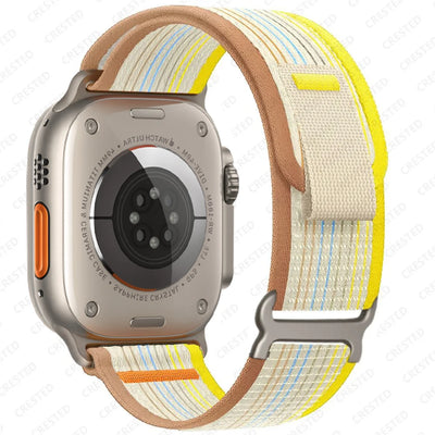 Trail Strap For Apple Watch Ultra 2 Band 49mm 45mm 44mm 42mm 40mm 41mm 38mm Nylon bracelet correa iwatch series10 9 8 7 6 5 4 SE