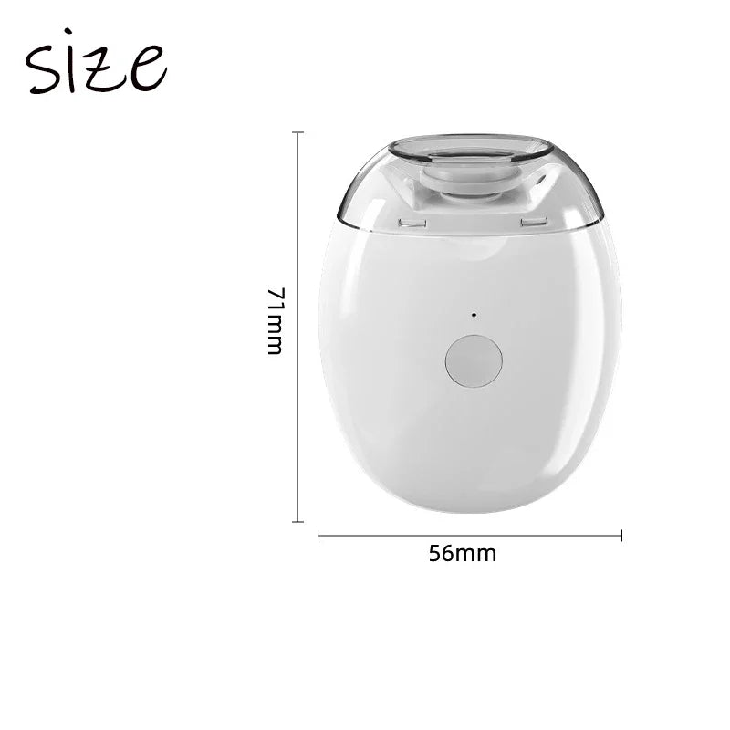 Portable Mini Electric Nail Clipper Polisher With Light Low Noise Baby Trimmer Manicure Tools For Baby Adult Nail Cutter 3 Speed