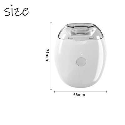 Portable Mini Electric Nail Clipper Polisher With Light Low Noise Baby Trimmer Manicure Tools For Baby Adult Nail Cutter 3 Speed