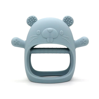 1PC BPA FREE CUTE CARTOON ANIMAL SILICONE TEETHER TOY BRACELET TEETHING GLOVE FOR BABY NEWBORN ACCESSORIES